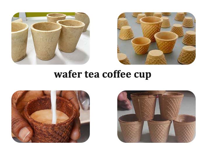 Wafer tea cup