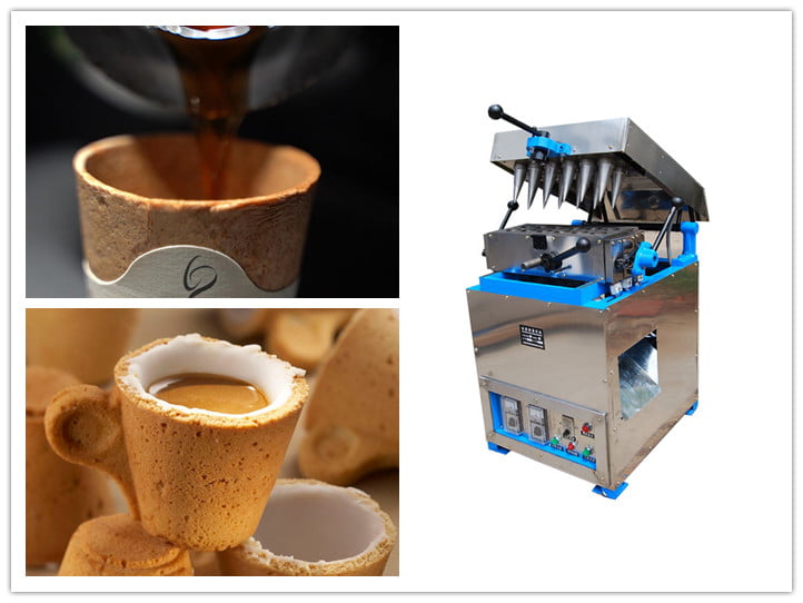 edible wafer cup making machine